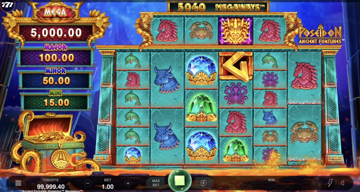 Ancient Fortunes Poseidon Megaways
